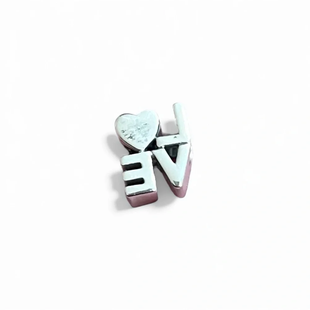 Pandora Rainbow Sparkle LOVE Charm - Picture 4 of 5